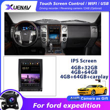 For Ford expedition 2013-2016Tesla Style Screen Car GPS Navigatio Auto Multimedia Player Radio Tape Recorder Headunit Carplay HD 2024 - buy cheap
