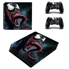 Стильная виниловая наклейка Venom для консоли PS4 Pro и контроллеров, 0330 2024 - купить недорого