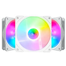 Cooler Master 120/140 ARGB White 12cm/14cm Case Fan 120mm/140mm 5V Addressable RGB SYNC PWM Quiet Chassis Cooling CPU Cooler Fan 2024 - buy cheap