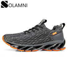 Breathable Blade Sneakers Men Casual Shoes Anti-Slip Cushioning Platform Shoes Male Big Size Air Mesh Shallow Fit Footwear 39-46 2024 - buy cheap