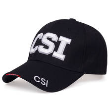 Fashion wild cotton baseball cap Army Tactical Men Caps CSI Embroidered Letters golf hats Casual Snapback hats Bone Casquette 2024 - buy cheap