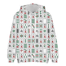 Mahjong com capuz e 3d, mais novo moletom da moda para homens e mulheres, desenho de hip hop, roupas de inverno, 2021 2024 - compre barato