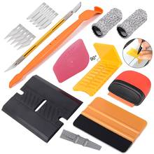EHDIS-Kit de herramientas de tintado para ventana de coche, rascador de envoltura de vinilo para parabrisas, película protectora, pegatinas, cuchillo de corte 2024 - compra barato