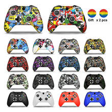 Silicone Protective Case Skin for XBox One Slim Controller Protector Camouflage Gamepad Cover with 2 free Thumb Grips Caps 2024 - buy cheap