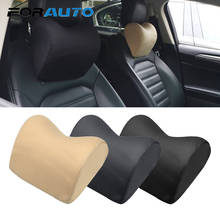FORAUTO 1PCS Car Headrest Neck Pillow for Seat Chair Auto Soft Head Rest Cushion Neck Protection Memory Foam Cotton Fabric Cover 2024 - buy cheap