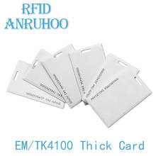 Control de Acceso RFID, etiqueta de solo lectura EM/TK4100, Chip inteligente, tarjeta de 1,8 MM de espesor, garantía de calidad, llave de identificación, 5/10 Uds. 2024 - compra barato