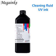 Tubo de impressão em led uv 500ml 1000ml, solução de limpeza para epson roland mimaki mutoh ricoh 2024 - compre barato