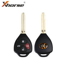 Xhorse VVDI2 XKTO02EN Wired Universal Remote Key for Toyota Style Flat 4 Buttons for VVDI VVDI2 Key Tool 5pcs/lot 2024 - buy cheap