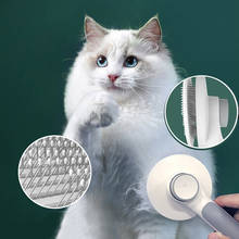 Peine de depilación para perros y gatos, cepillo de masaje con aguja especial, productos de limpieza y belleza 2024 - compra barato