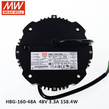 MEAN WELL-fuente de alimentación conmutada LED, fuente de alimentación conmutada de voltaje constante/corriente ajustable IP65 PFC, HBG-160-48A, 158W, 3,3 a, 48V 2024 - compra barato