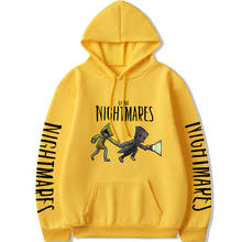 Game Little Nightmares Six Mono Hoodies Yellow Hoodie Sweatshirt Womens Pullover Harajuku Streetwear Girl Winter Clothes Women 2024 - buy cheap