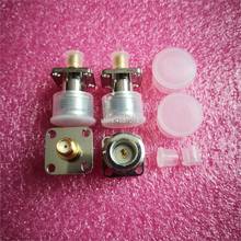 Free shipping 10pcs/lot N-Type N Female  to SMA Female with 4 hole Flange RF Coaxial Adapter Connector 17.5*17.5MM 2024 - buy cheap
