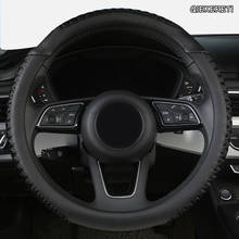 Capa de volante de carro de couro qiekereti para toyotas coroa s180 s210 2024 - compre barato