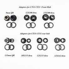 Powerway adaptadores de hub frontal ct11 ct31, adaptador de tampa lateral para hub traseiro 12x100mm 15x100mm 12x142mm com 12mm 9mm qr 135mm 2024 - compre barato