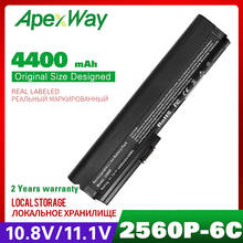 11.1V Laptop battery for Hp EliteBook 2560p 2570 SX06XL HSTNN-UB2L QK644AA 632015-542 632016-542 632417-001 632419-001 4400mAh 2024 - buy cheap