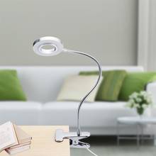 Lámpara LED de escritorio con abrazadera, luz de lectura regulable, cuidado de ojos, USB, mesita de noche, Clip de luz nocturna para bebé, nueva 2024 - compra barato