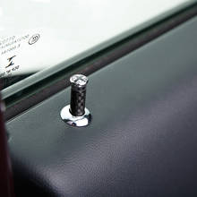 Estilo do carro fechadura da porta pino botão caso capa adesivos decoração para mini cooper s clubman r55 r56 r60 r61 f54 f55 f56 f60 acessórios 2024 - compre barato
