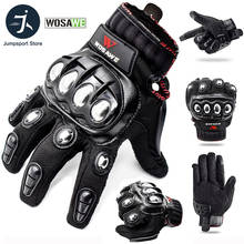 WOSAWE Stainless Steel Cycling Gloves Touch Screen Racing Motorbike Luvas Sports Shockproof Mtb Bike Gloves Guantes Ciclismo 2024 - buy cheap