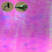 MNFT-película de plástico transparente para atar moscas, película de plástico transparente, alerón, piel, Midge Flash, señuelo, Material, 4 Uds., 12CM X 20CM 2024 - compra barato