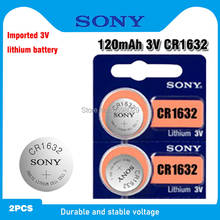 2PC Sony Original CR1632 Button Coin Cell Battery For Watch Car Remote Key cr 1632 ECR1632 GPCR1632 3v Lithium Battery 2024 - buy cheap