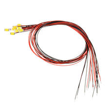Cables Micro Litz presoldados, Led blanco cálido SMD 1206mm 200 V-2,8 V para modelos pequeños DIY, 10 Uds. 2024 - compra barato