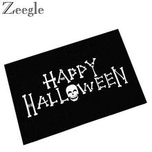 Halloween engraçado tapete de chão antiderrapante banheiro capacho absorvente ao ar livre corredor tapete sala de estar lavável cozinha tapete 2024 - compre barato