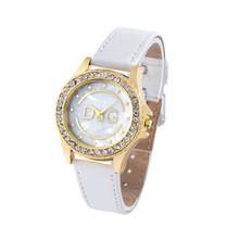 Relógios femininos luxuosos dqg, relógio de pulso romântico estrelado com strass para mulheres 2024 - compre barato