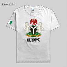 Camiseta de Nigeria Nijeriya para hombre, 100% de algodón camisa deportiva nigeriana, ropa de África, camisetas de campo, nueva NGA 2024 - compra barato