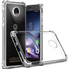 Противоударный чехол для Motorola MOTO G7 Power G6 Play G7 G6 G5S G5 G4 E5 E4 Plus Z4 Z3 E5 Play, прозрачный чехол для телефона 2024 - купить недорого