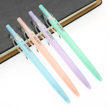 4 pieces Stationery Cute 0.5mm Blue Ink Pen School Supplies Office Learning Writing Ballpoint Pen Simple Super Good Write 2024 - buy cheap