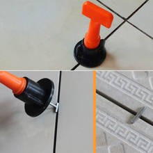 50 Pcs Flat Ceramic Floor Wall Construction Tools Reusable Tile Leveling System Kit GQ 2024 - buy cheap