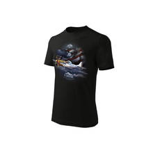 Camiseta de los aviones P-51 MUSTANG para hombre, playera que refleja el Salvaje Oeste 2024 - compra barato