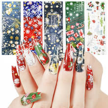 Фольга для ногтей, мраморная серия, переводная Наклейка для ногтевого дизайна, бумажные мраморные украшения «сделай сам», Рождественское украшение, украшение на Хэллоуин 2022 - купить недорого