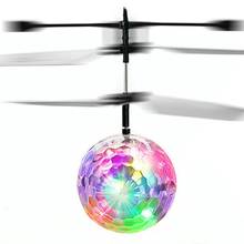 RC Mini Crystal Ball Helicopter Toy with LED Light Colorful Electric  Infrared Sensor Control Drone Model Gift Toys for children 2024 - buy cheap