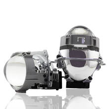 Shuok-projetor lente do farol de led duplo para h1/h4/h7/h11/h13/9004/9005/9006/9007 led, tamanho mini 1.5/2.5 3.0 polegadas 2024 - compre barato