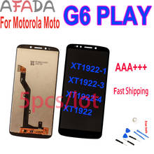 5 шт./лот 5,7 "ЖК-дисплей для Motorola Moto G6 Play, сенсорный экран, дигитайзер, фотосессия, запасные части 2024 - купить недорого