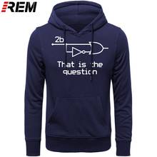 REM Hoodies Funny To Be Or Not To Be Electrical Engineer  Sweatshirts Cotton LONG Sleeve Hoodies, Sweatshirts 2024 - buy cheap