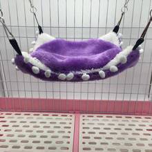 Small Animal Hamster Hammock Hanging 2 Tier Fleece Hideout Warm Cage Nest for Sugar Glider Squirrel Parrot Rat Sleeping Bed 2024 - buy cheap