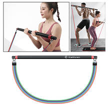 Portable Pilates Bar Resistance Band Muscle Toning Bar Home Gym Body Exerciser 2024 - buy cheap