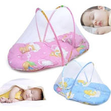 2019 Brand New Portable Foldable Baby Kids Infant Bed Dot Zipper Mosquito Net Tent Crib Sleeping Cushion collapsible portable 2024 - buy cheap