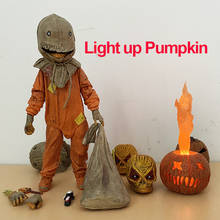 Figura de acción de película clásica, Trick R Treat, Trick R Treat, modelo de figura de acción, juguete de calabaza iluminado, regalo de Halloween 2024 - compra barato