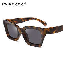 Vintage Square Sunglasses Women Fashion Small Punk Frame Cat Eye Sun Glasses Men Shades Retro Clear Leopard Oculos UV400 2024 - buy cheap