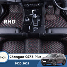 Tapete automotivo para changan, cs75 plus, 2021, 2020, personalizável, à prova d'água, acessório de decoração 2024 - compre barato