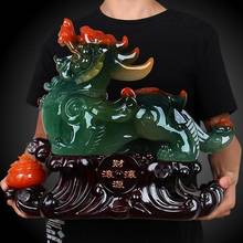 Asia HOME Store company Recruit money ZHAO CAI GOOD luck Fortune PIXIU Dragon business Prosperity FENG SHUI talisman Deco statue 2024 - buy cheap