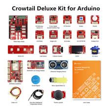 Elecrow Updated Crowtail Deluxe Kit for Arduino DIY Programable Education Learning Kit With 20 Projects for Educational Gifts 2024 - buy cheap