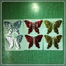 50 Pairs/a Set Wholesale 3D Butterfly Car Sticker Personality Car Decoration Fashion Vinyl Stickers and Decals Vinyl Car Styling 2024 - buy cheap