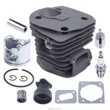 Kit de peças de reposição para husqvarnas, garrafinha cilíndrica de motosserra banhada a 44mm, 350 351, 346xp, d03 e 20, dropship 2024 - compre barato