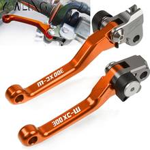 For 300 XC-W 300XC-W 2014 2015 2016 Dirt Bike Motocross Motorbike CNC Aluminum Custom Made Folding handle Brake Clutch Lever 2024 - buy cheap