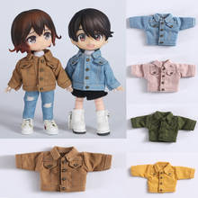 Детская джинсовая куртка ob11, подходит для obitsu11, 1 / 12bjd, molly, GSC body, Yonai BJD doll, аксессуары для кукольной одежды 2024 - купить недорого