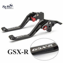 Logo GSXR Motorcycle Brake Clutch Lever For Suzuki GSXR GSX-R 600 750 1000 2011-2020 Adjustable Aluminum Levers Handles + Grips 2024 - buy cheap